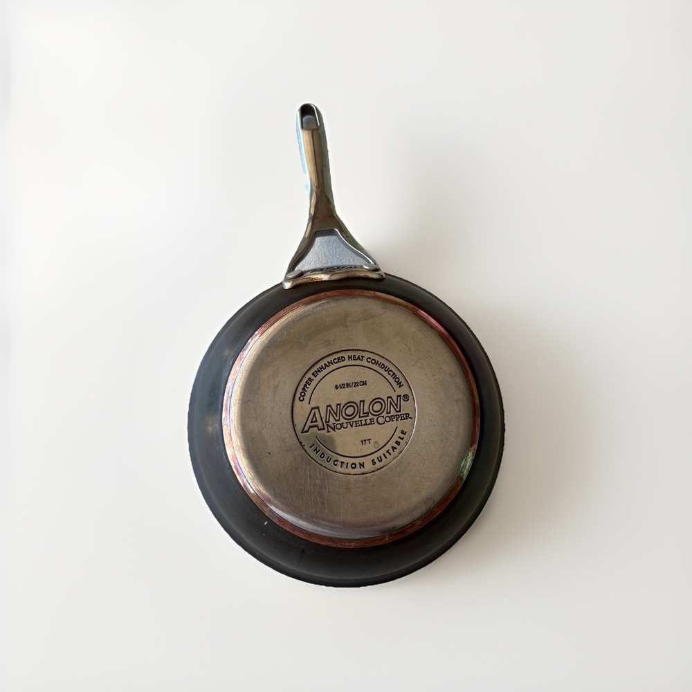 Anolon 8.5" Nouvelle Copper Enhanced Heat Conduction Induction Suitable USED